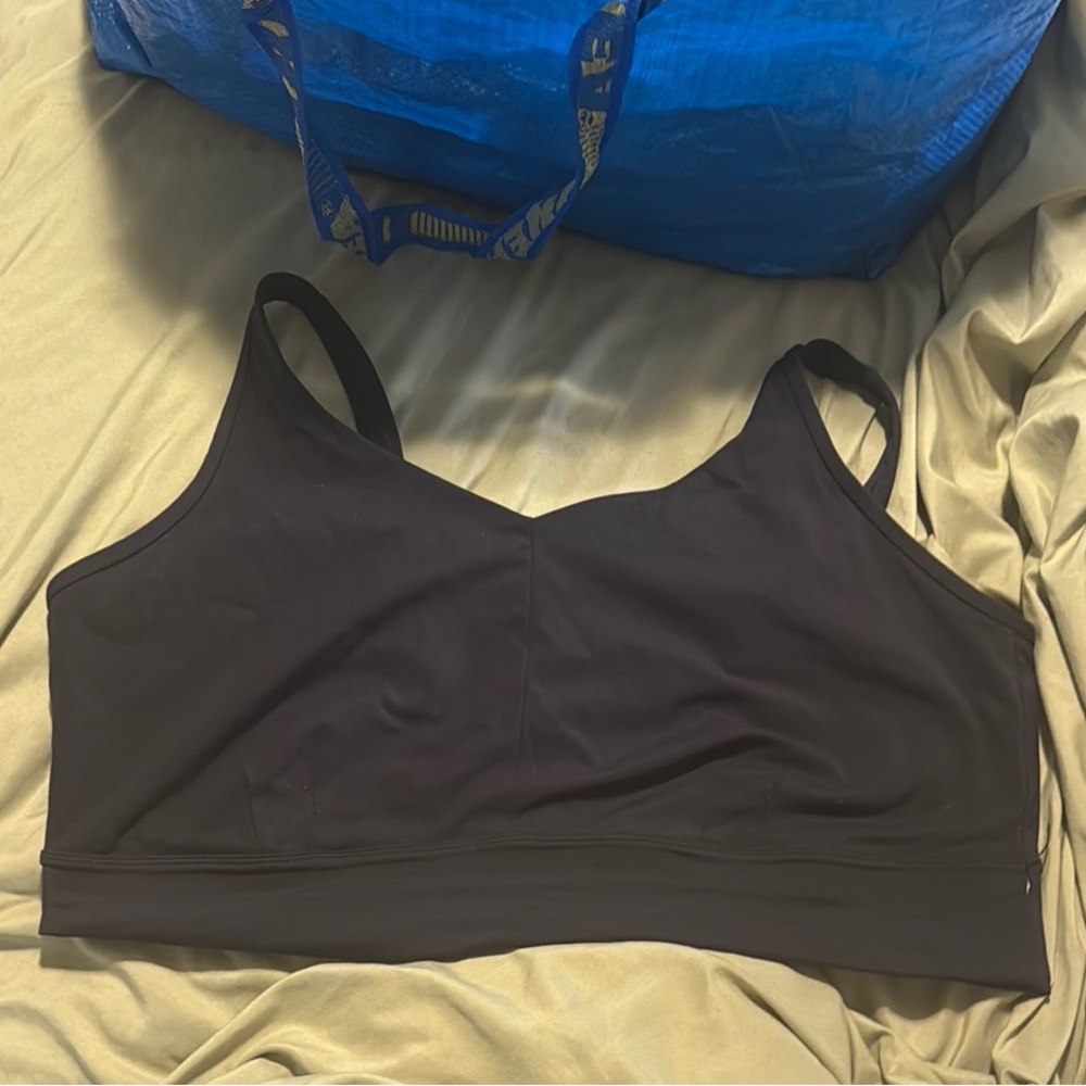 Duluth Black Women's 3x minimum impact sports bra.
